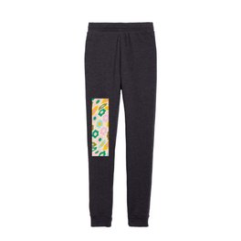 Trippy Abstract Spring Flowers Kids Joggers