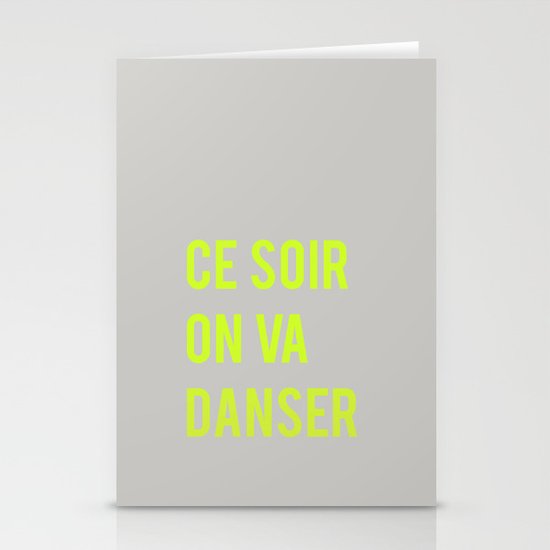 Danser Stationery Cards