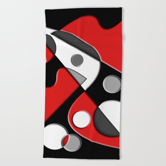 Abstract #517 Beach Towel