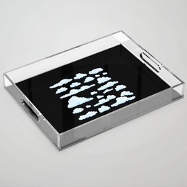 Cloudy Child Clouds Weather Acrylic Tray