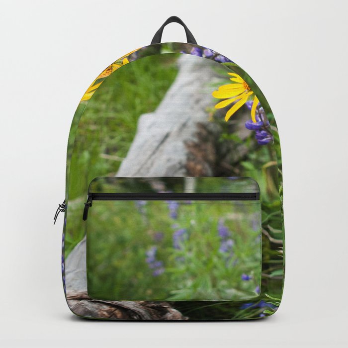 Flowers and Log, Utah Backpack