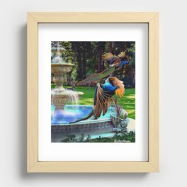 Peacocks Flight of Joy Recessed Framed Print