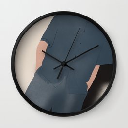 Teenage outfit Wall Clock