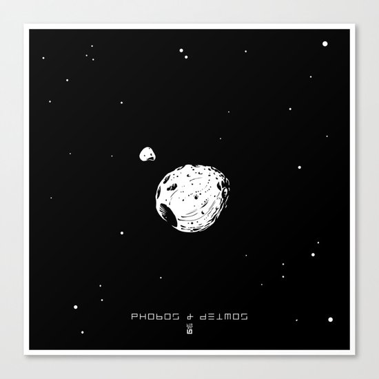 PHOBOS & DEIMOS Canvas Print