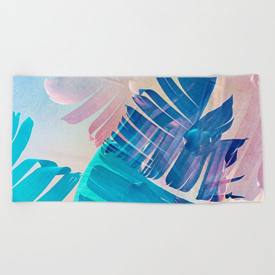 Banana Leaf Fantasy 2 Beach Towel