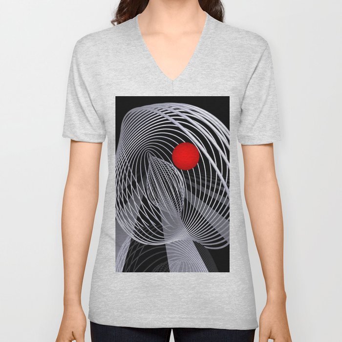 loops and balls -2- V Neck T Shirt