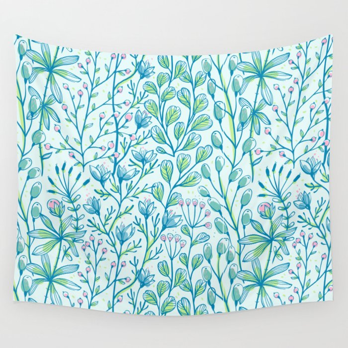 Spring Foliage Wall Tapestry