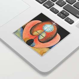 Hilma af Klint Evolution X Sticker