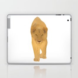 Watercolor Stalking Lioness Laptop Skin
