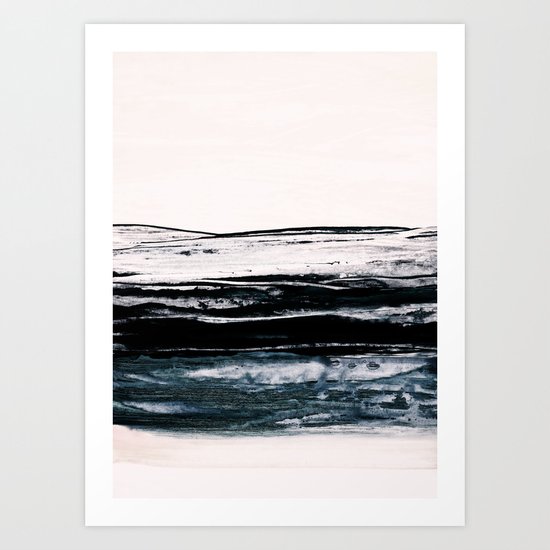 abstract minimalist landscape 9 Art Print