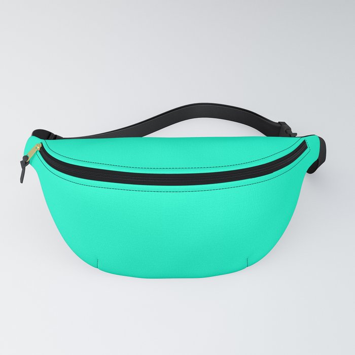 Sea green (Crayola) - solid color Fanny Pack