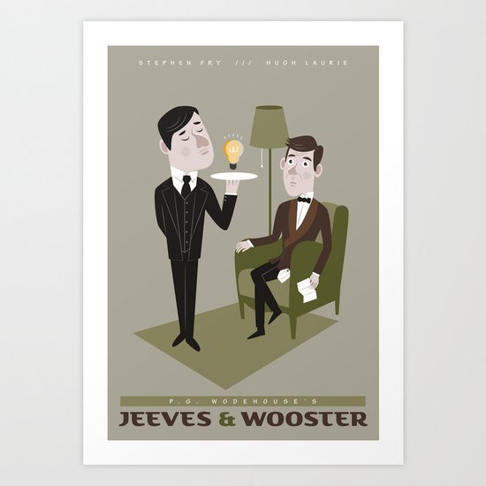 Jeeves & Wooster Art Print
