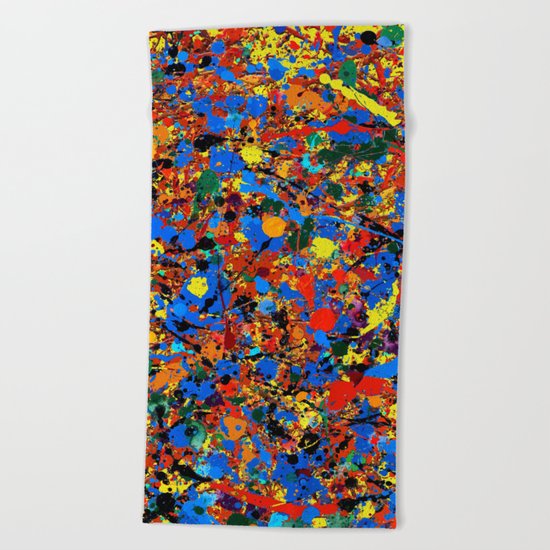 Abstract #744 Veronica Beach Towel