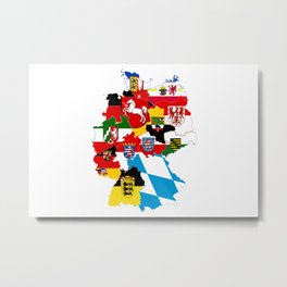 Flag Map of Germany  Subdivisions Metal Print | Germanmap, Germanymap, Mapofgermany, Graphicdesign, Germanyflagmap, Cartoonmountains, Germanyflag, Ilovegermany, Germanyroots, Germany 