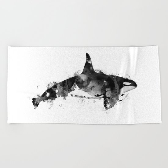 Killer Whale Beach Towel