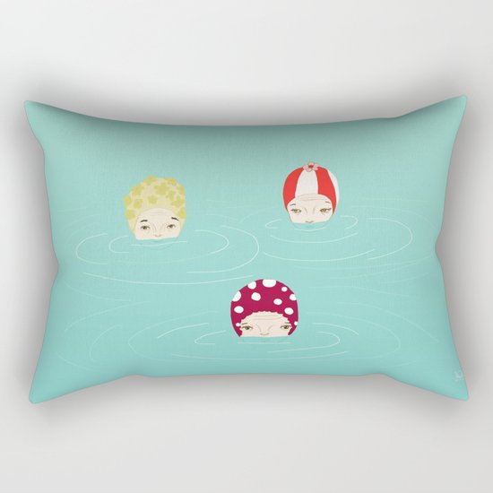 into the sea Rectangular Pillow