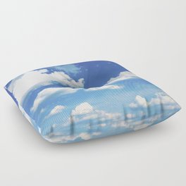 Blue Skies Floor Pillow