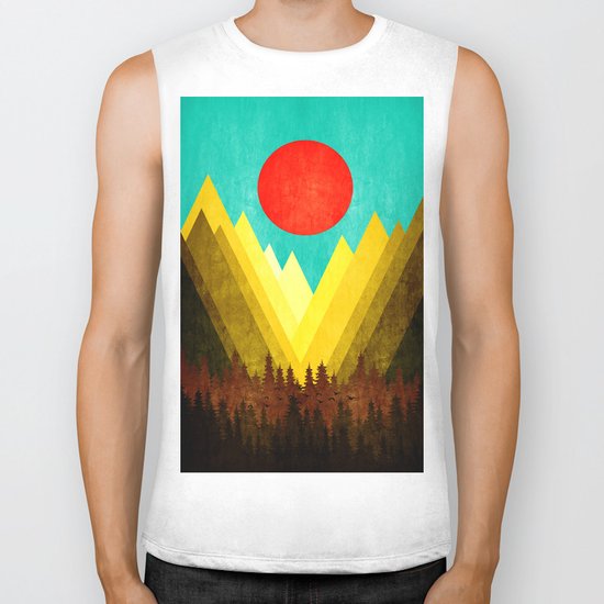 Mountains XVI Biker Tank