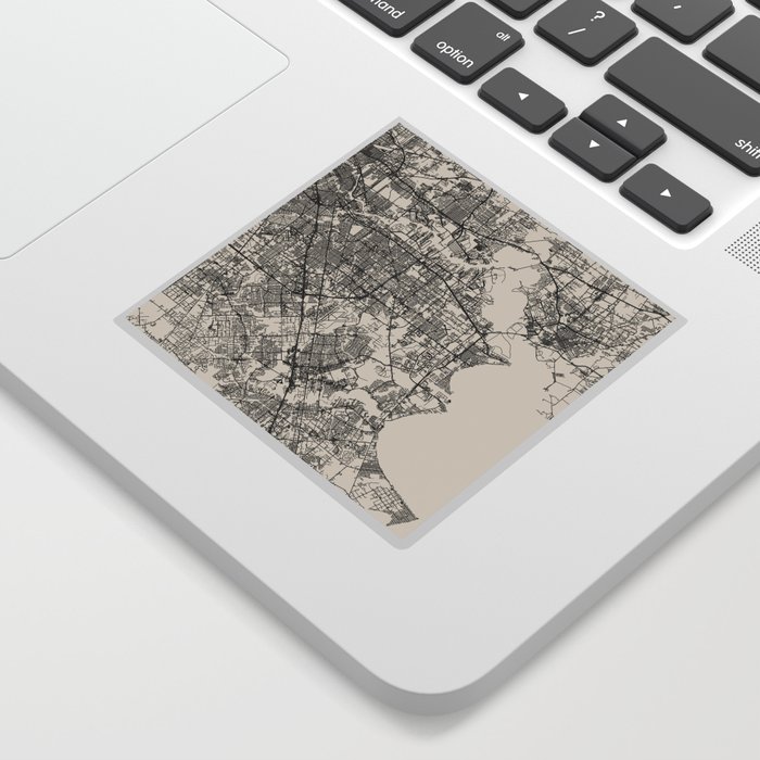 Pasadena, USA - City Map Sticker