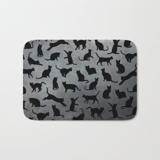 Cats pattern Bath Mat