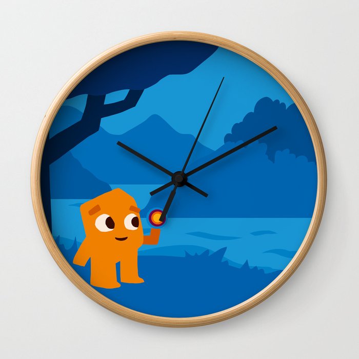 A Thought is a Thought - Landscape Wall Clock