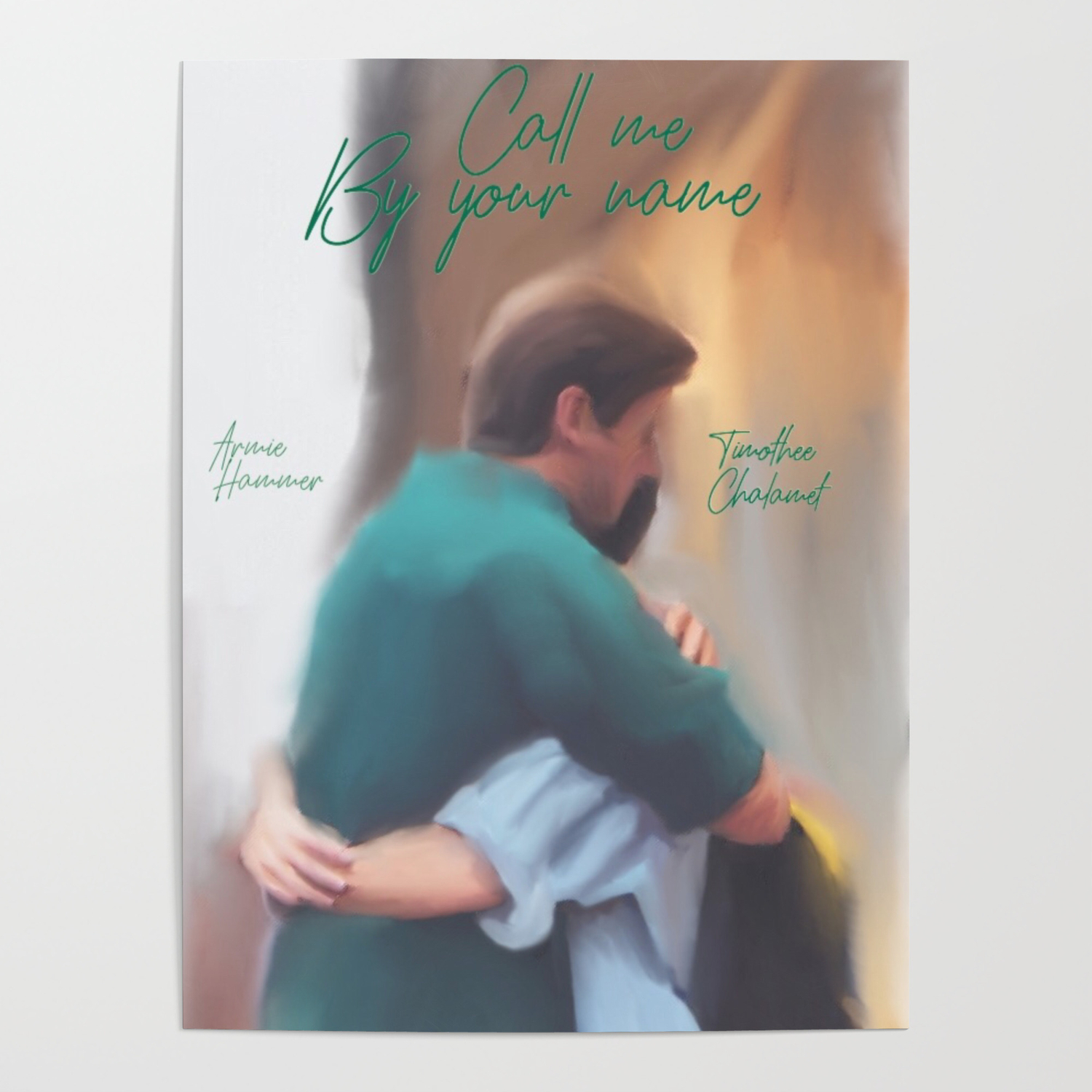 Call Me By Your Name Movie Print Poster By Ella Diaz Society6