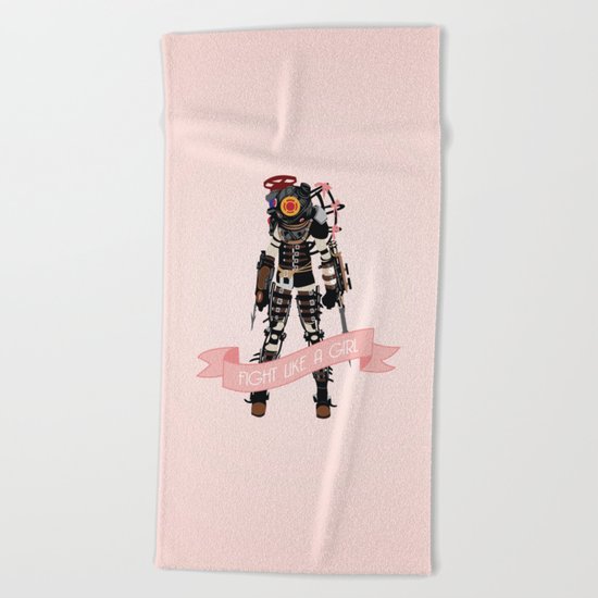 Fight Like a Girl: Big Sister Beach Towel