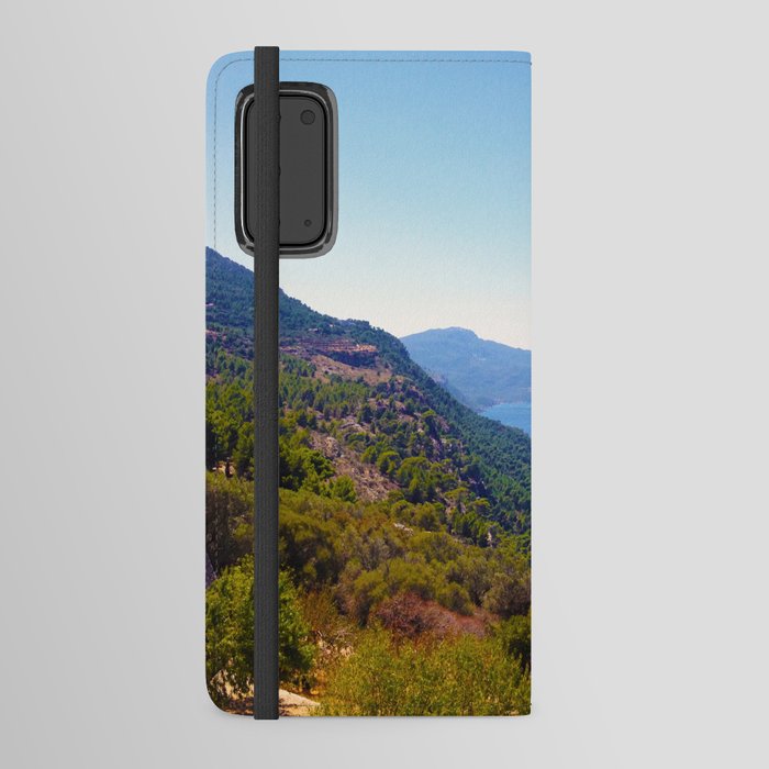 Spain Photography - Huge Mountains By The Blue Ocean  Android Wallet Case