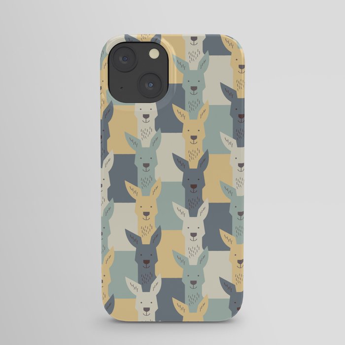 Kangaroos iPhone Case by The Printed Sparrow Society6