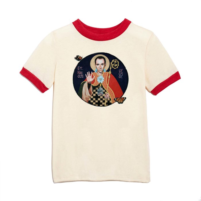 Saint Nicolas of Cage Kids T Shirt