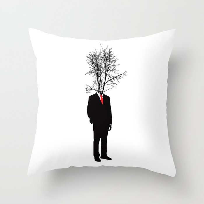 Stick Man Throw Pillow By Studio566 Society6