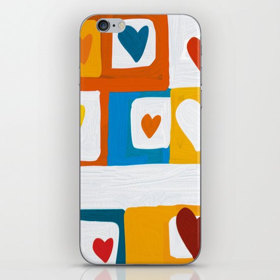 Hearts iPhone & iPod Skin