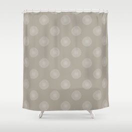 Uneven circle pattern Shower Curtain