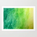 Mean and Green Art Print