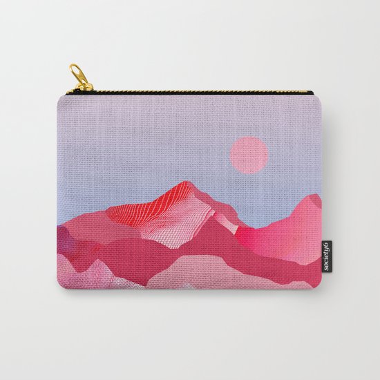 Pink Sun Blush Carry-All Pouch