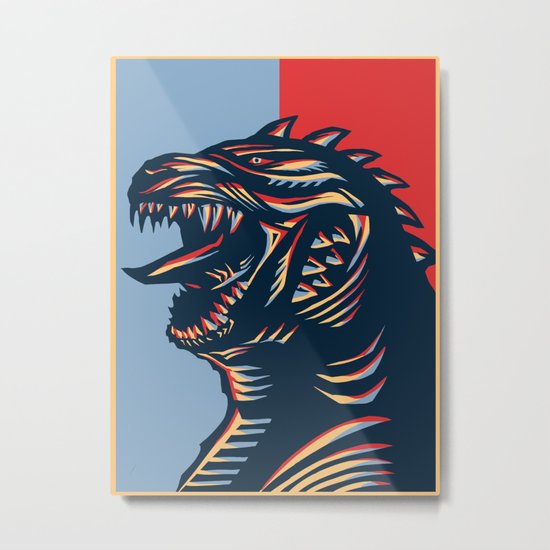 Zillagodzilla Metal Print