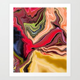 Wave of sharpness Art Print