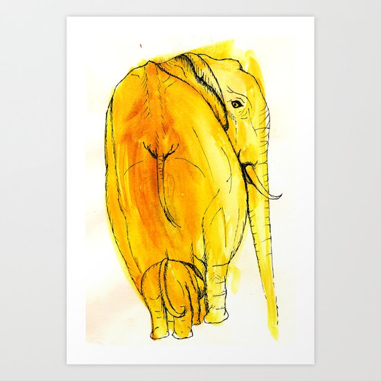 the looked after Art Print