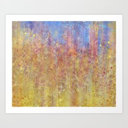 Radiation bands Art Print