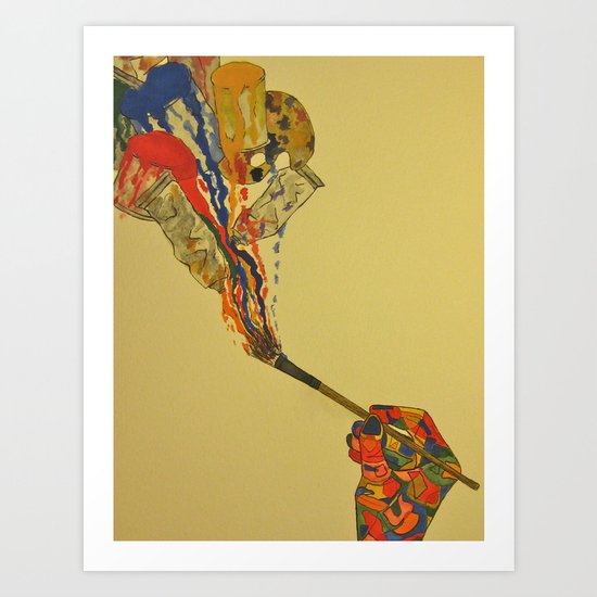 Paint Art Print