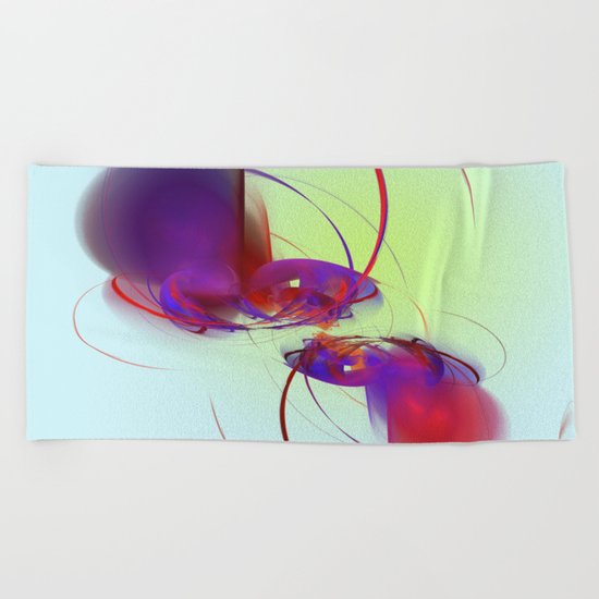 the two of us a magic thing Beach Towel