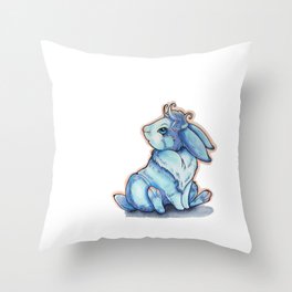 Bunny Fantasy Throw Pillow