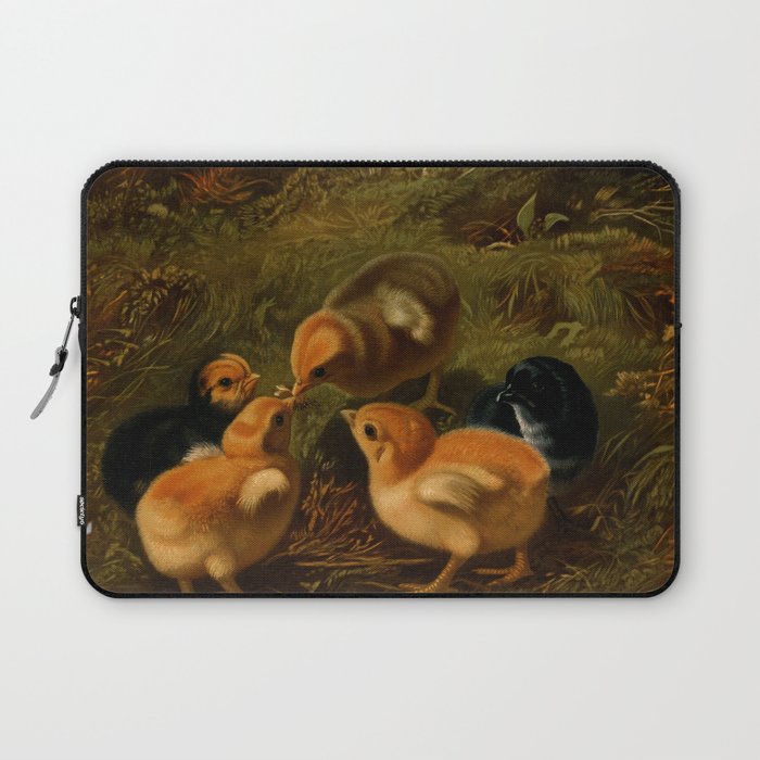 Baby Chicks Art Laptop Sleeve