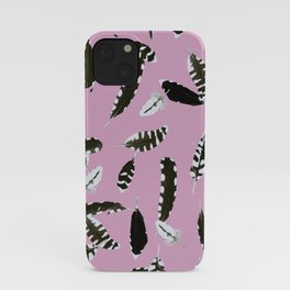 Falling feathers iPhone Case