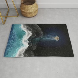 On the edge of the cosmos Area & Throw Rug