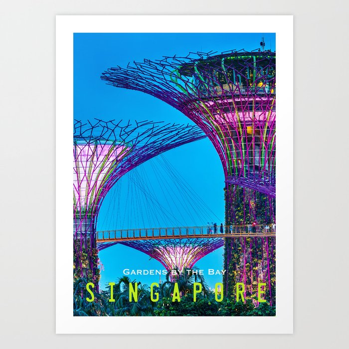 Singapore, Gardens by the Bay Art Print