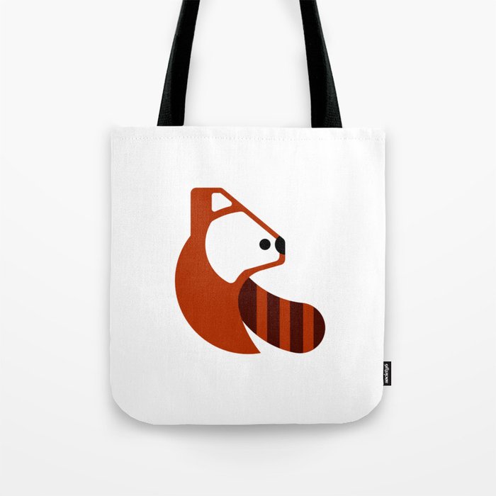 R for Red Panda Tote Bag