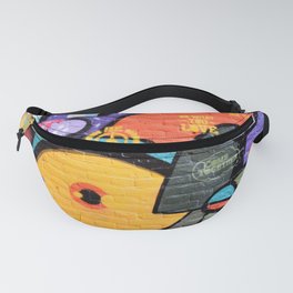 Amsterdam Graffiti Colorful Eyes Anime Pattern Fanny Pack