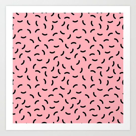 Memphis pattern 40 Art Print
