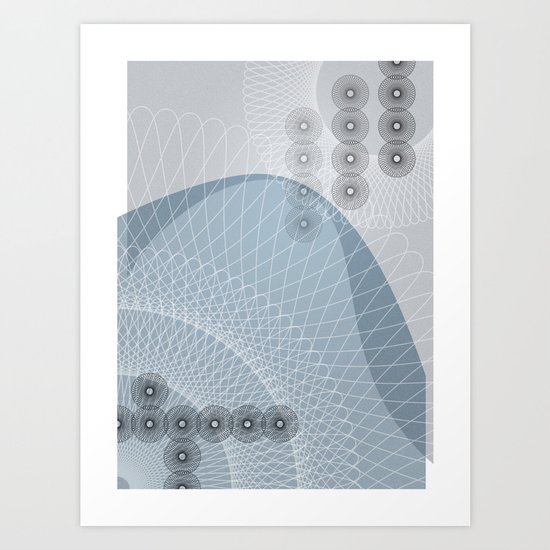The Blue Wave Art Print